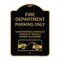Signmission Fire Department Parking Unauthorized Vehicles Towed at Owner Expense with Graphic, BG-1824-24023 A-DES-BG-1824-24023 - alternate 1
